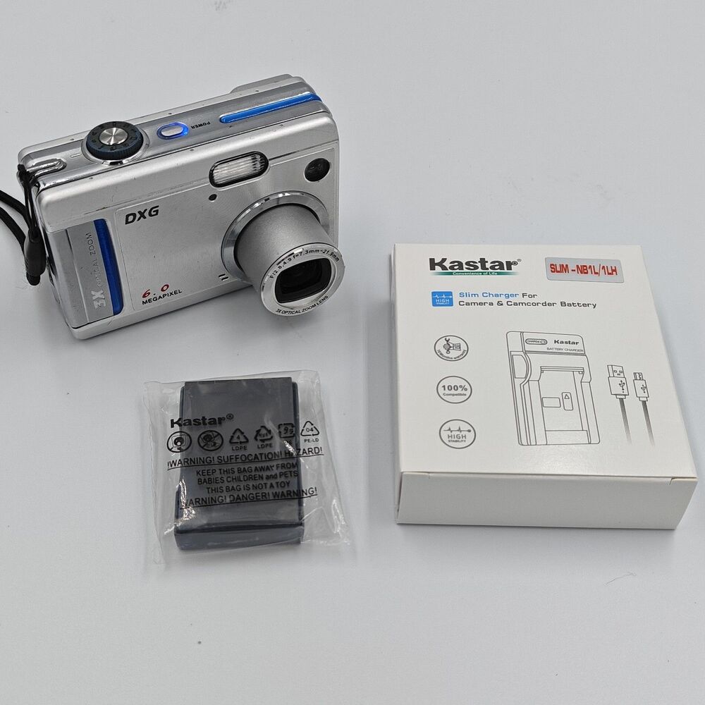 DXG-608 Digital Camera Camcorder 6.0 MP CCD 3X Optical / 4x Digital Zoom